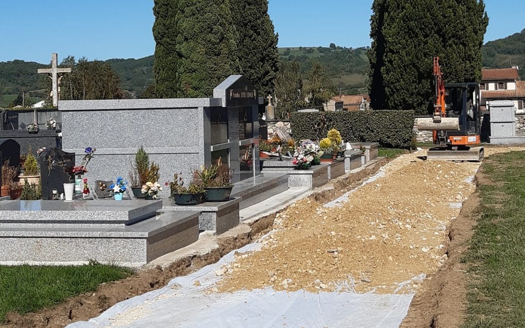 Allée cimetière Lorp